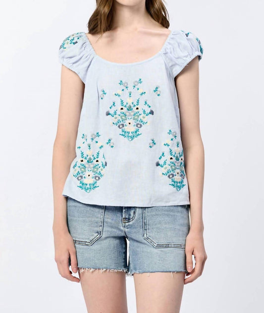 Dear John Denim - Kinney Embroidery Top