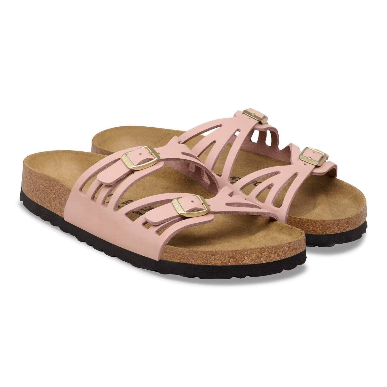 BIRKENSTOCK Women's Granada Sandal in soft pink - women's sandal - detail view