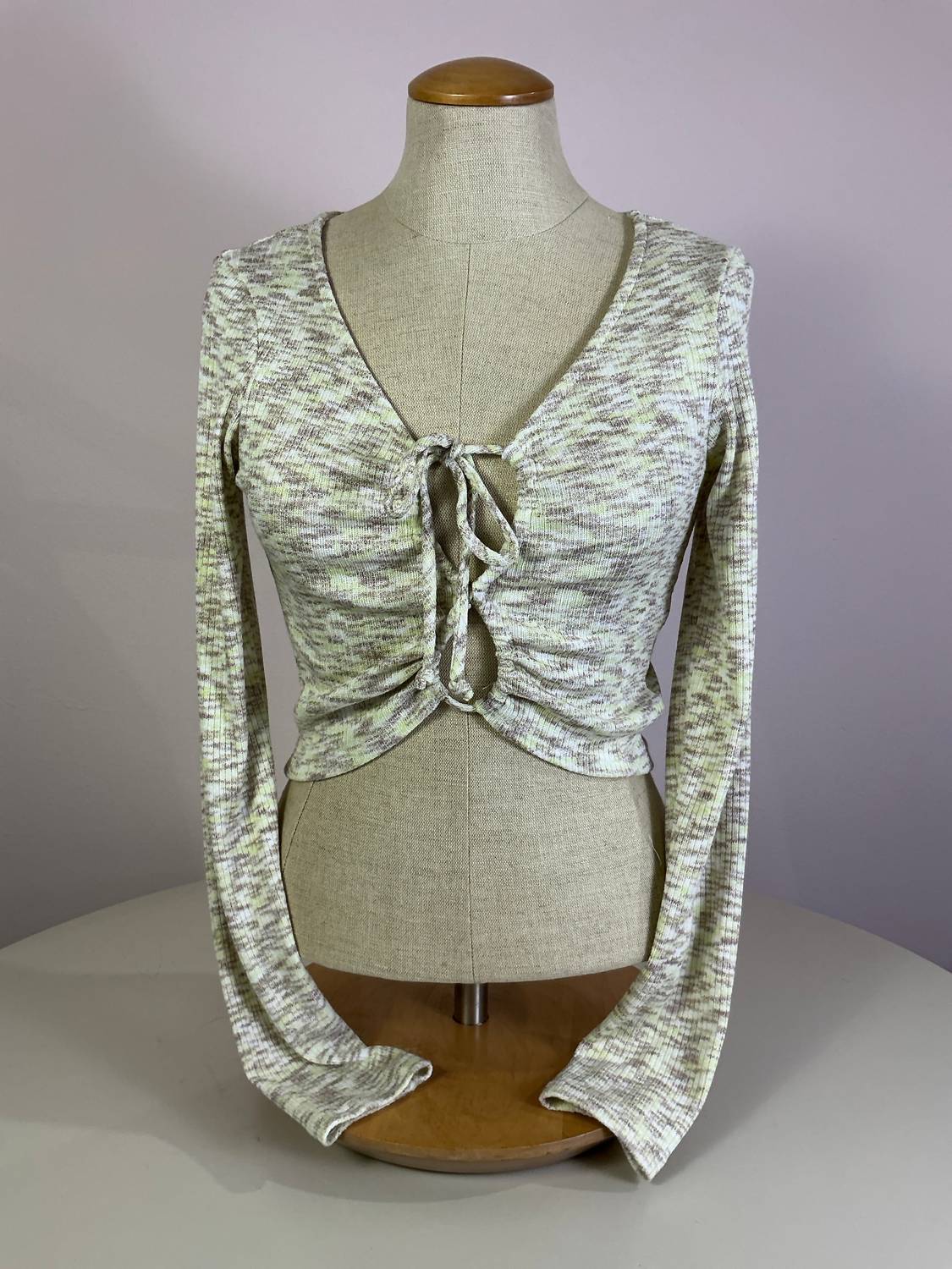 Le Lis - Collect Moments Knit Criss Cross Crop Top
