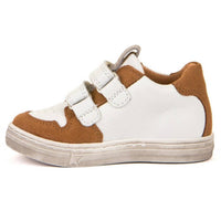 Froddo Girls Double Velcro Sneakers in white yellow - kids' sneaker - view 4