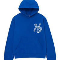 HONOR THE GIFT Cursive Honor Hoodie in blue - men's shirt - alternate view