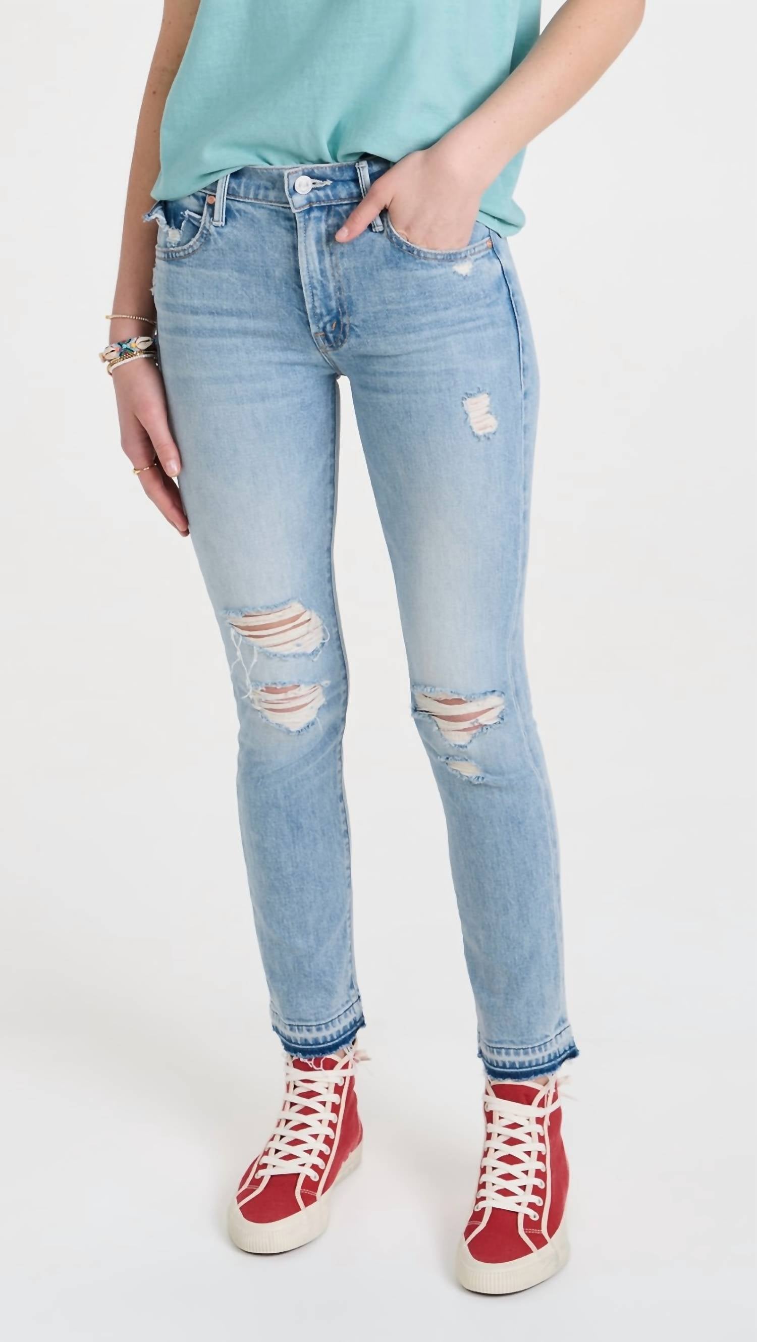 Mother - Rascal Ankle Undone Hem Jeans