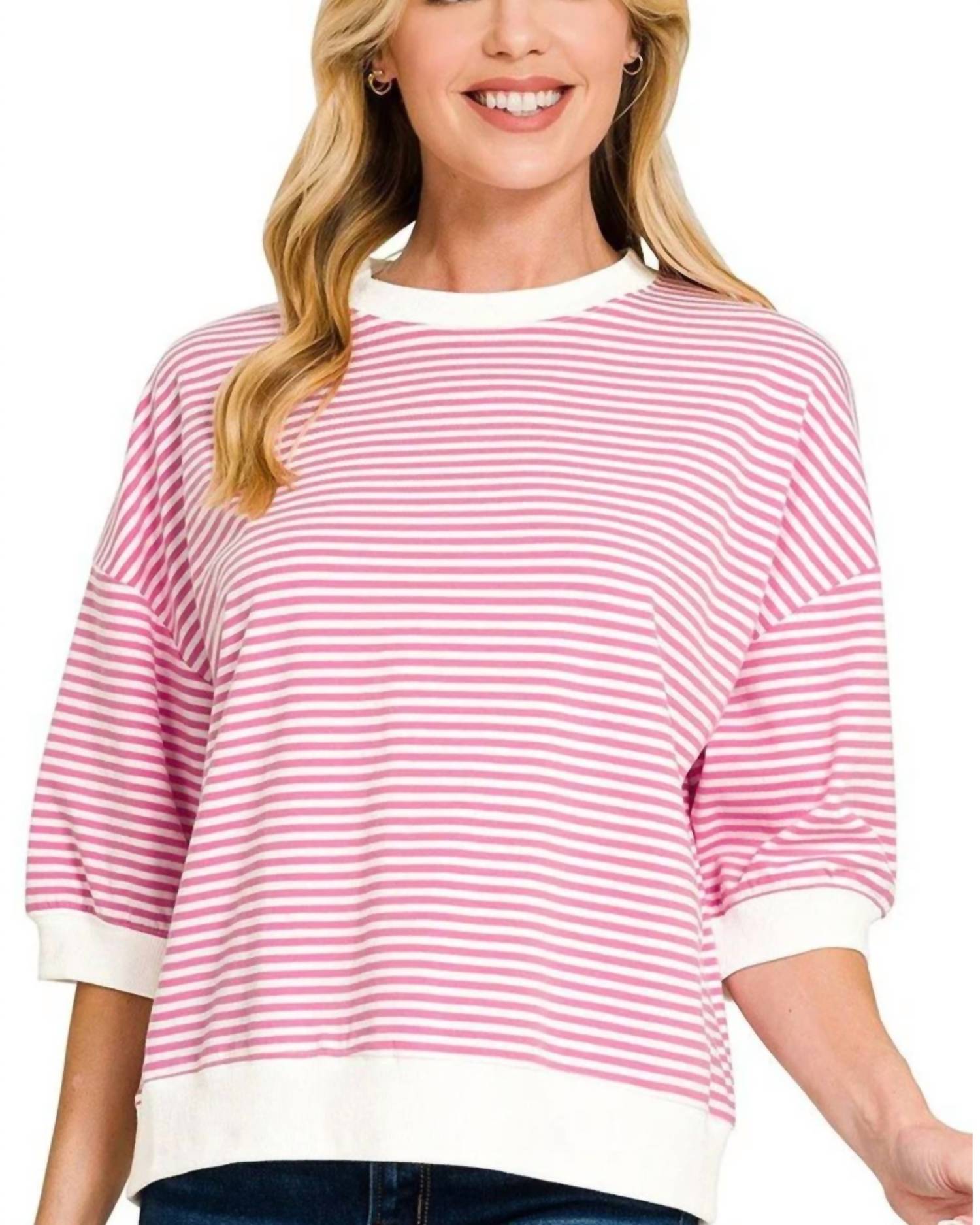 Zenana - Ally Stripe Shirt