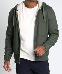 Jachs New York - Sherpa Lined Waffle Hoodie