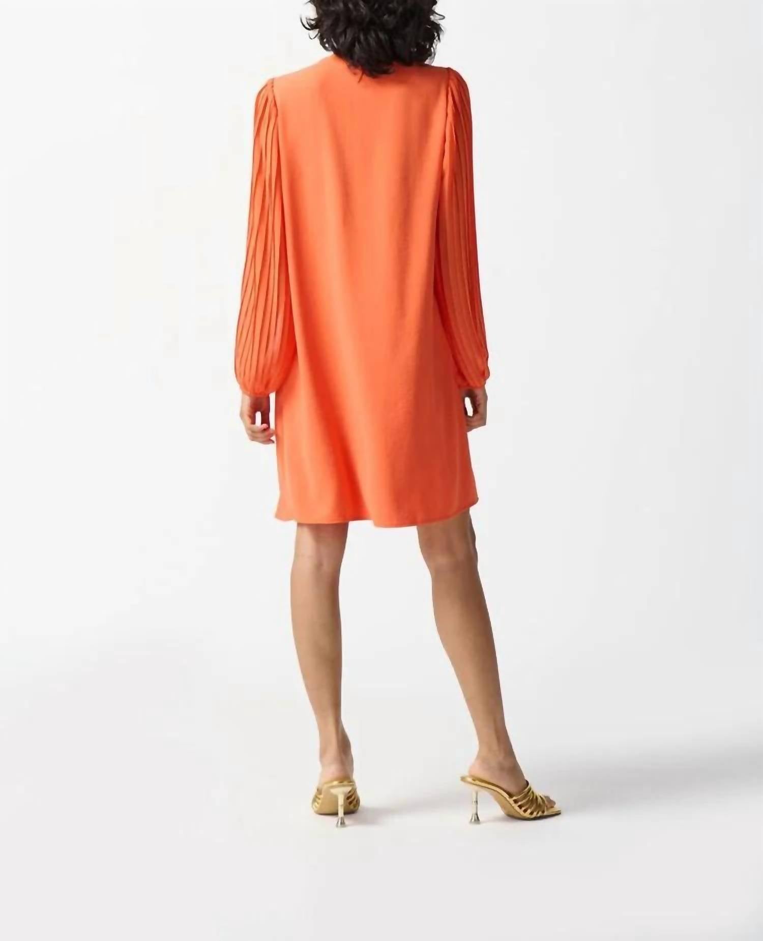 Joseph Ribkoff - Woven And Chiffon A-line Dress