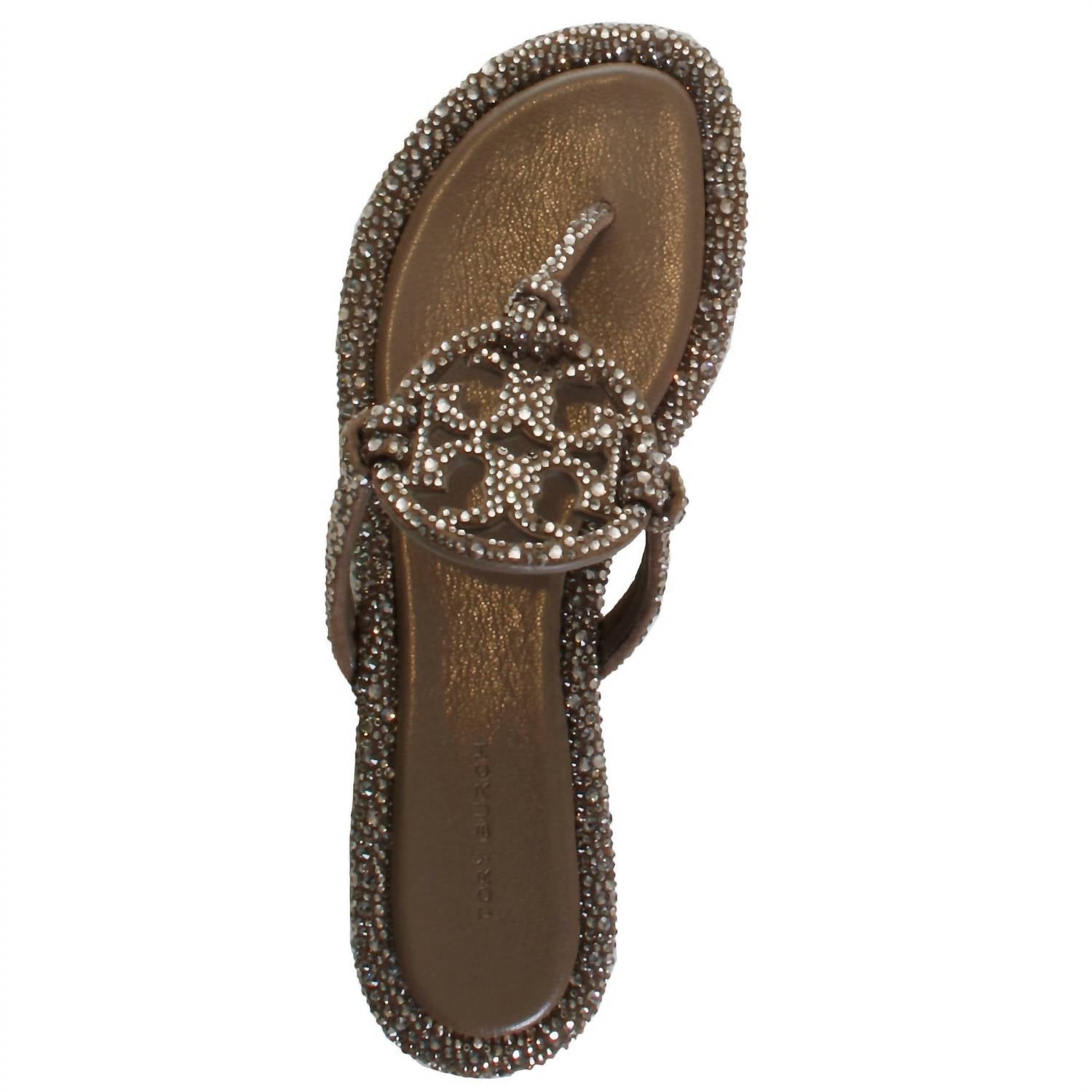 Tory Burch - Women's Miller Knotted Crystal Flip Flop Sandals