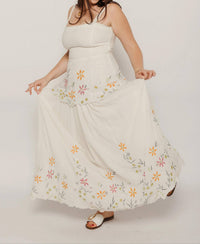 Tach - Nube Maxi Scalloped Maxi Dress