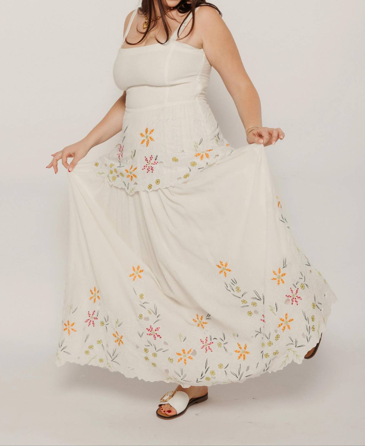 Tach - Nube Maxi Scalloped Maxi Dress