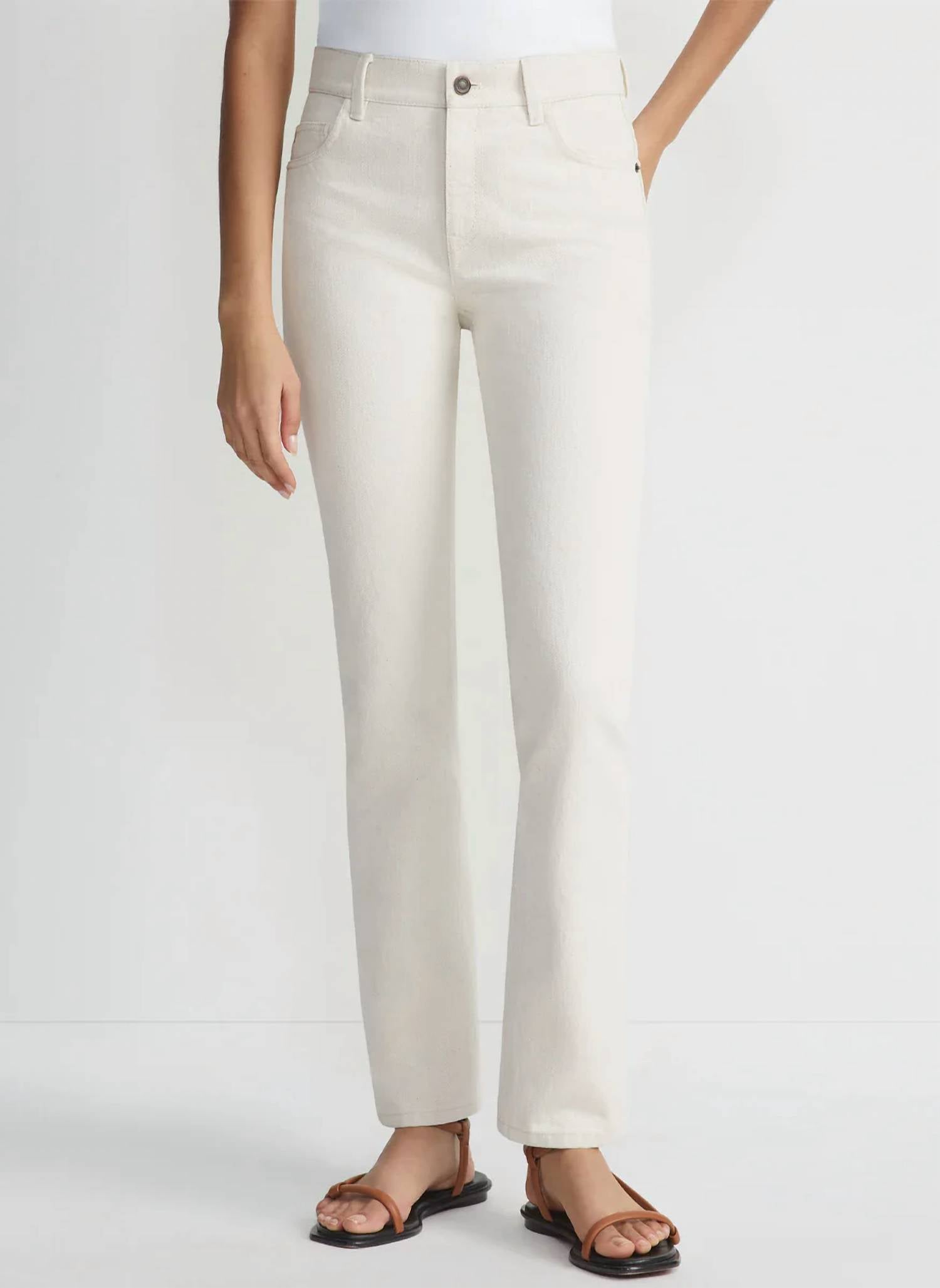 Lafayette 148 - Denim Reeve Straight Leg Jeans