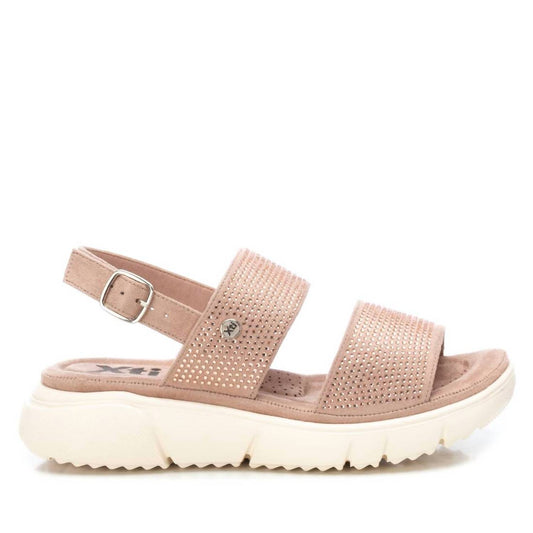 Xti - WOMEN'S FLAT SUEDE SANDALS