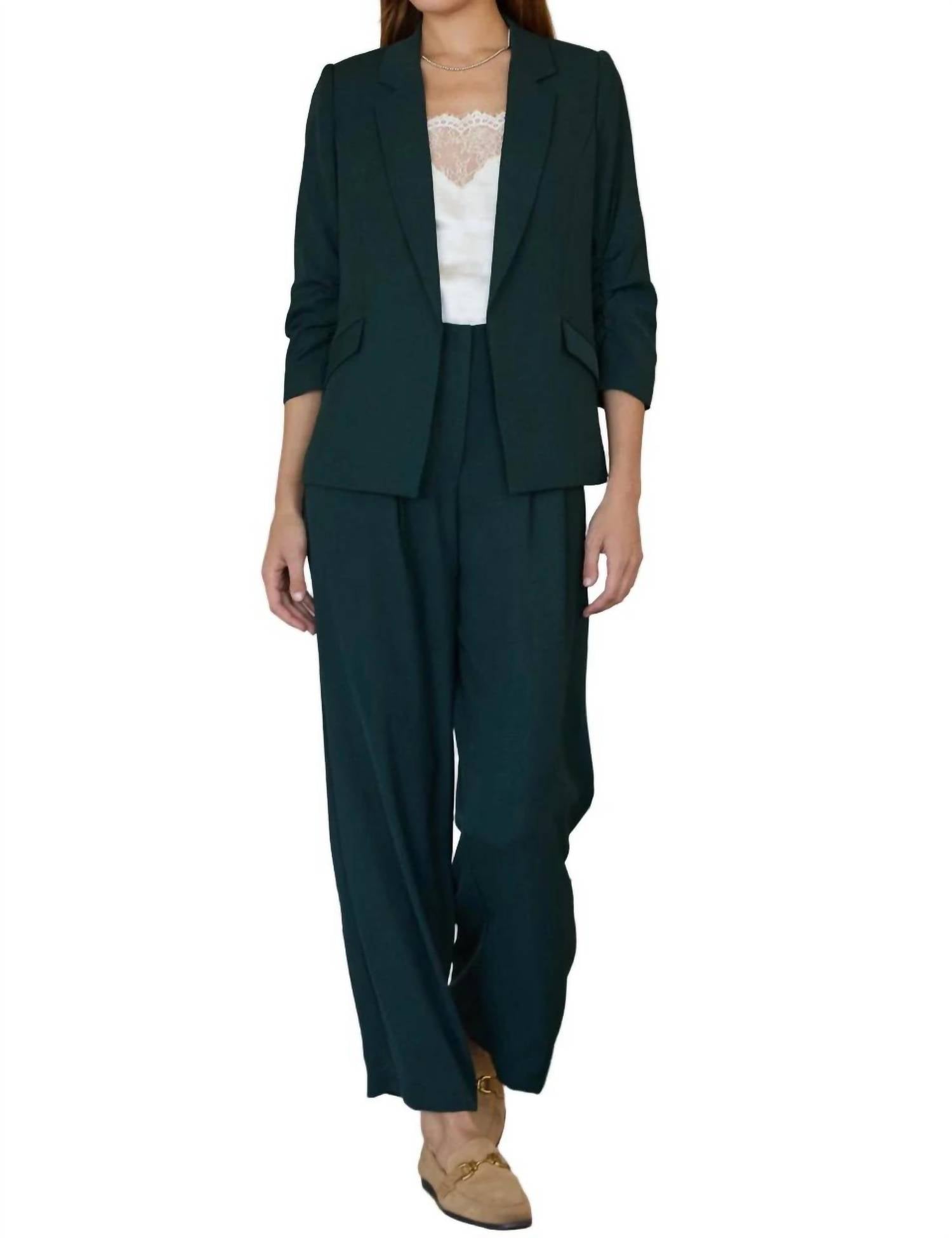 Skies Are Blue - Evergreen Flow Pant