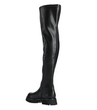Jeffrey Campbell Women's Tall Thigh High Boots in black - women's shoe - detail view