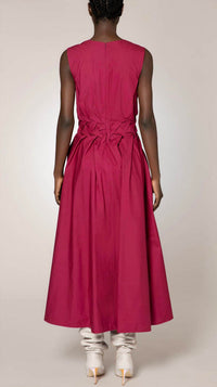 Roksanda - Eifal Cotton Dress in Rosewood