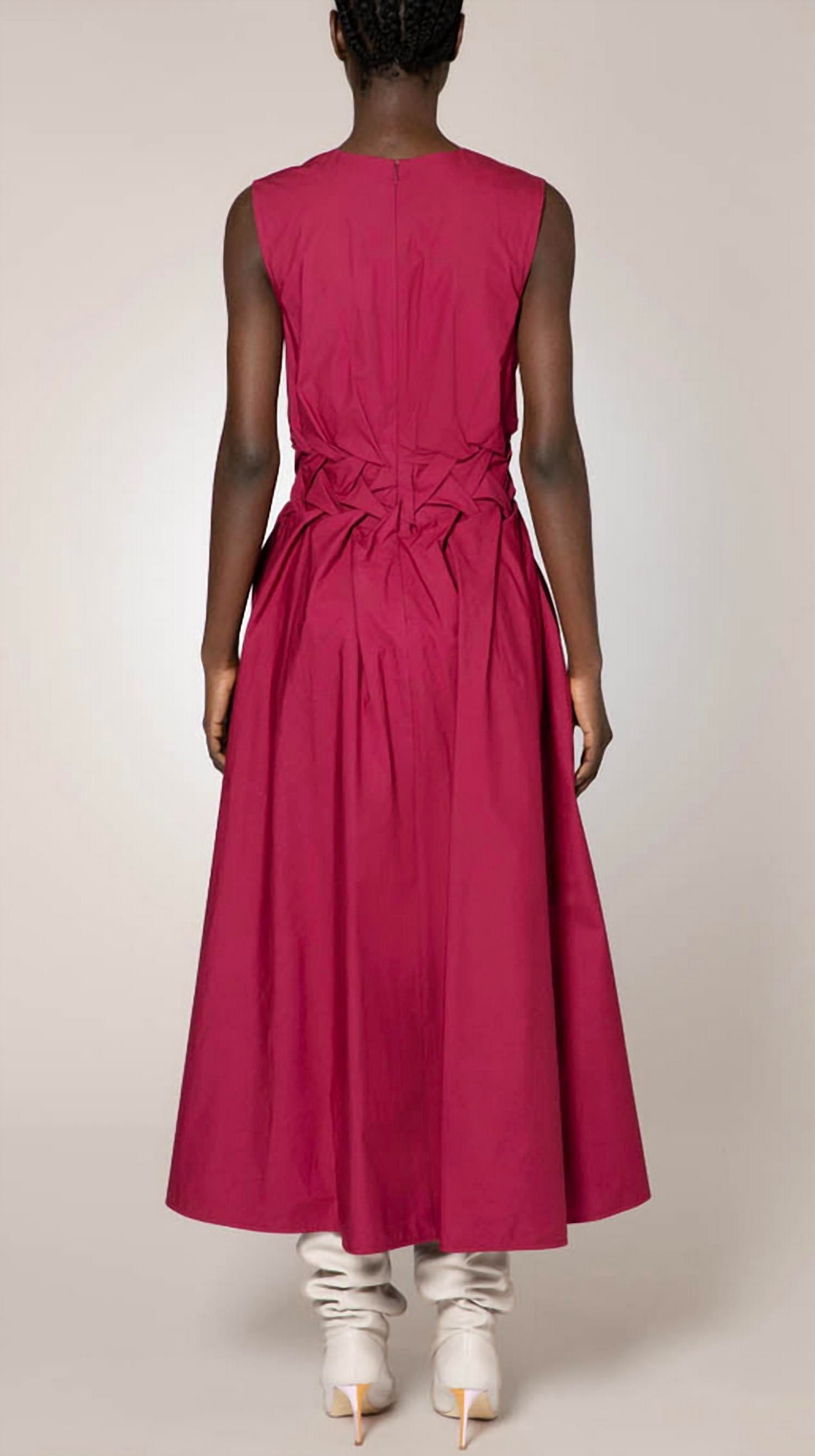 Roksanda - Eifal Cotton Dress in Rosewood