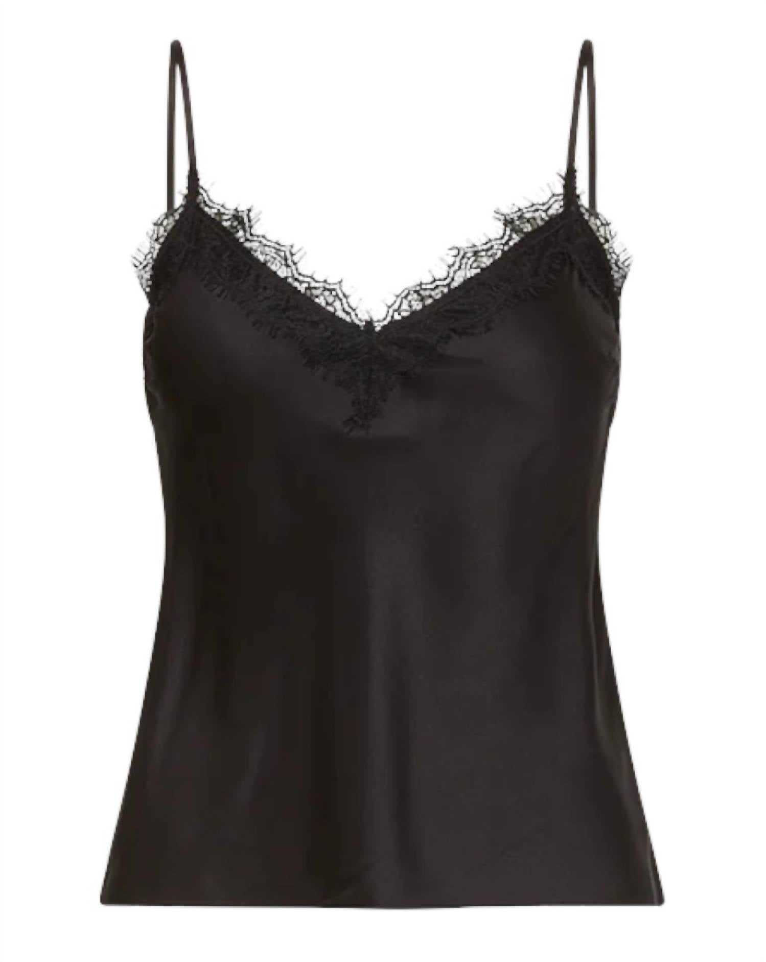 Veronica Beard - Ciarlo Lace Trim Silk Tank