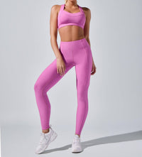 HEROINE SPORT Dalia High-performance Legging in super pink - women's pants - alternate view