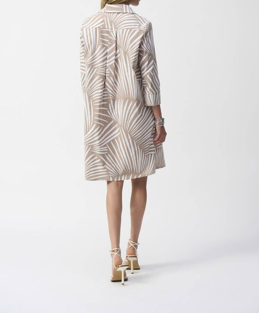 Joseph Ribkoff - Casual Knee Length Shirt Dress