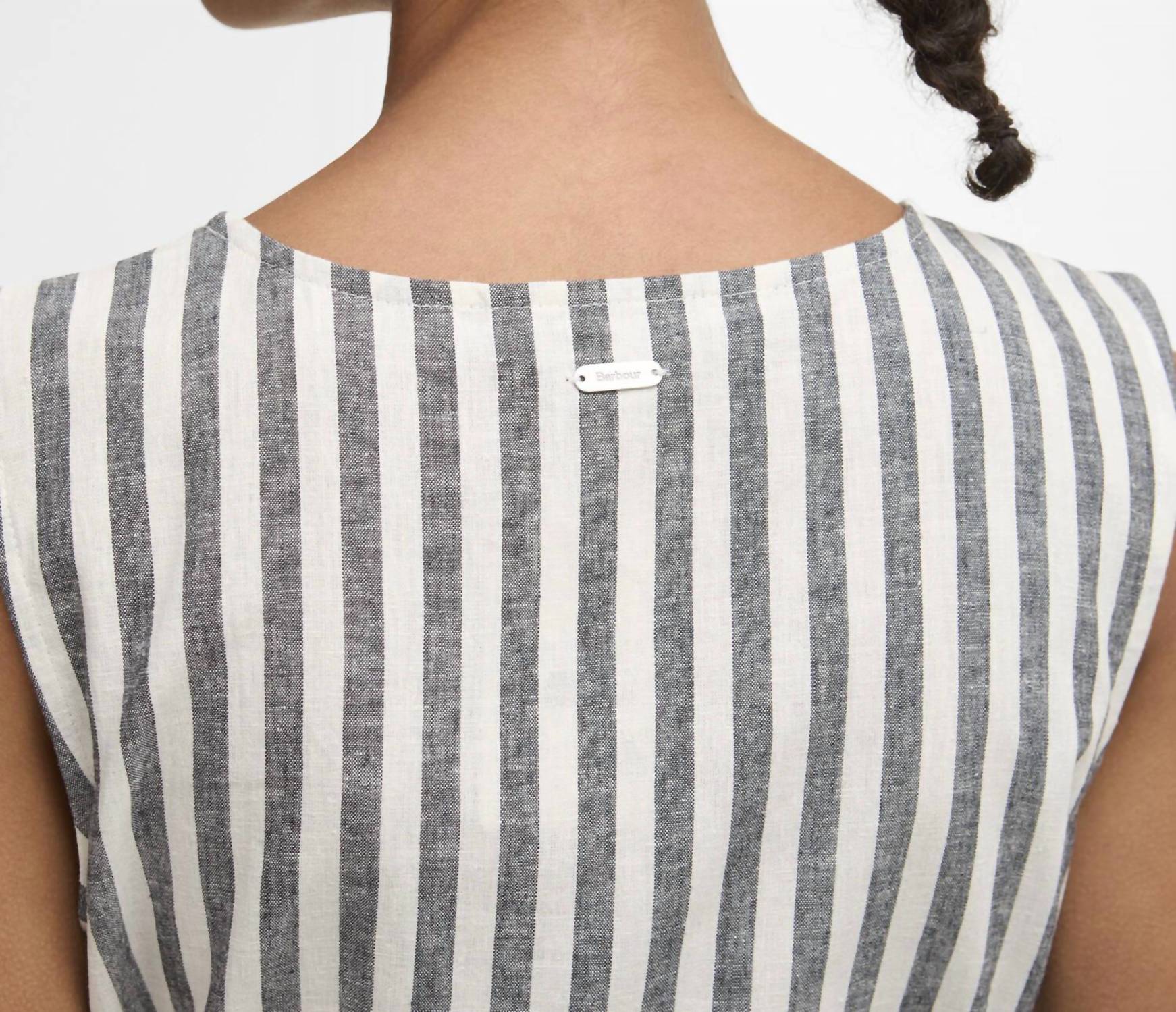 Barbour - Inez Striped Midi Dress