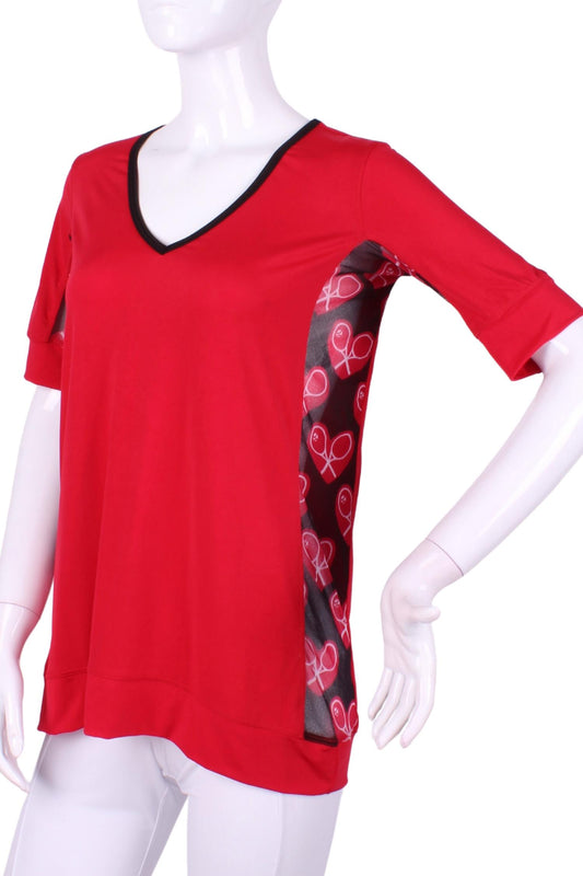 Love Love Tennis - Women's Baggy Vee Tee