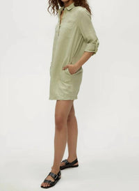 Michael Stars - Eleanor Linen Shirt Dress