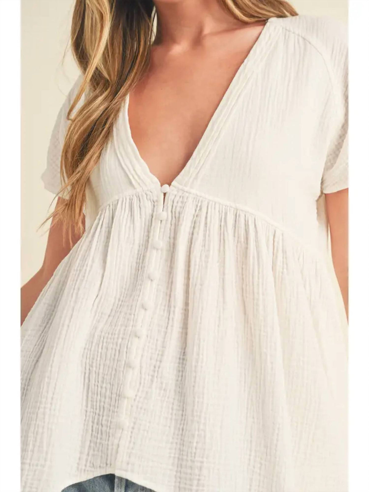 Aemi + Co - Relaxed Cotton Blouse