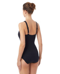 Gabar - Light Stream C-cup Hydrofinity Laser Cut High Neck One Piece Swimsuit