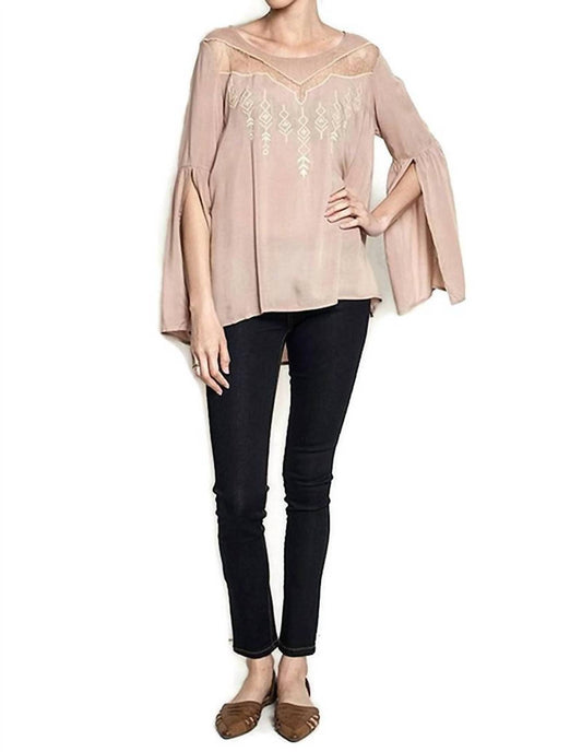 Kori - Angel Sleeve Tribal Blouse