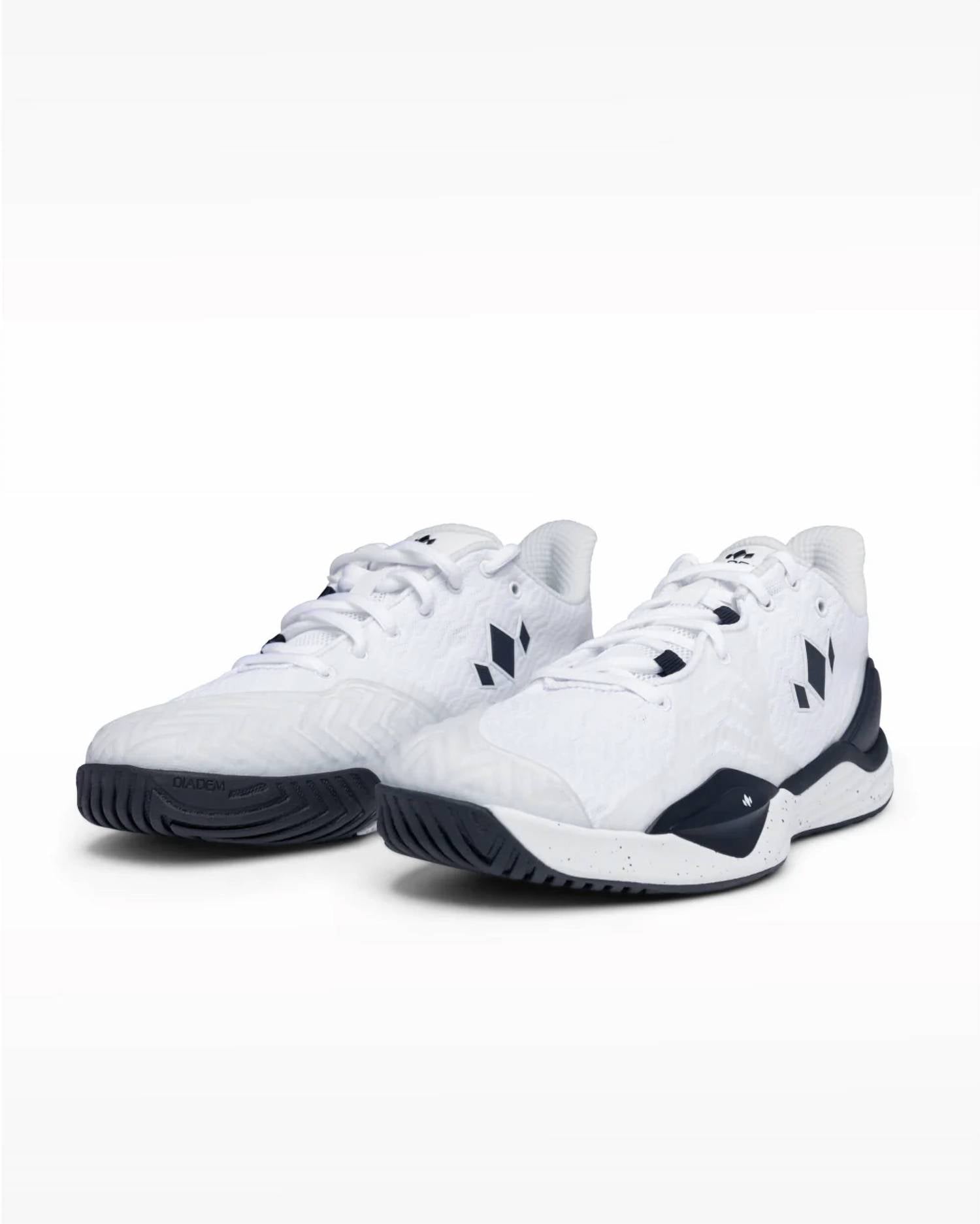 Diadem Sports Men's Court Burst Pickleball Shoes in white black - men's shoe - alternate view