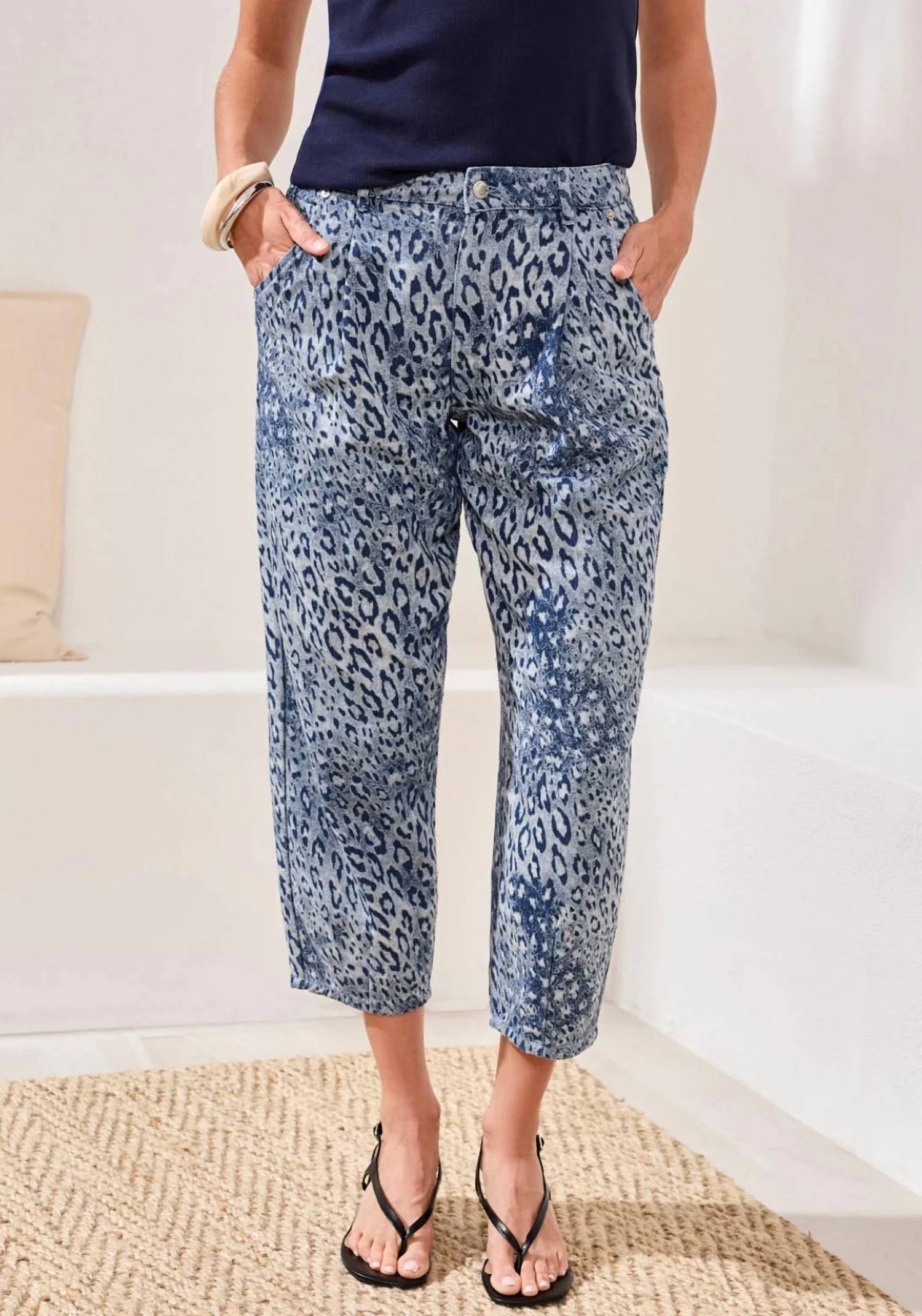 Tribal - Audrey Girlfriend Barrel Leg Jeans