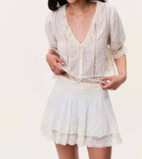 Loveshackfancy - Maurelle Cotton Lace Blouse