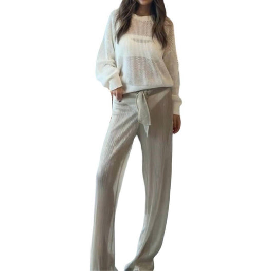 Pq Swim - Oro Waverly Tie Pants