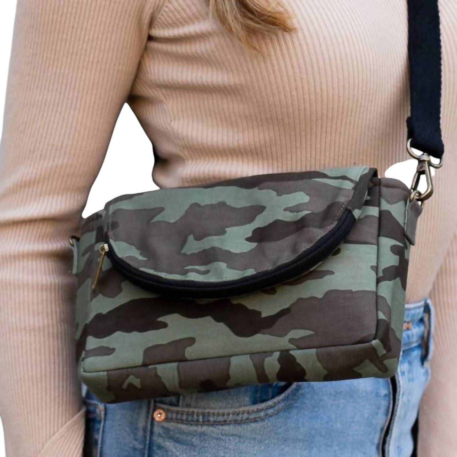 Panache - Women's Cotton Canvas Crossbody Bag