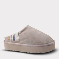 Lamo Women's Jane Slip On Platform Slipper in grey multi - women's shoe - alternate view