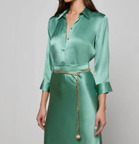 L'Agence - Dani Silk Blouse