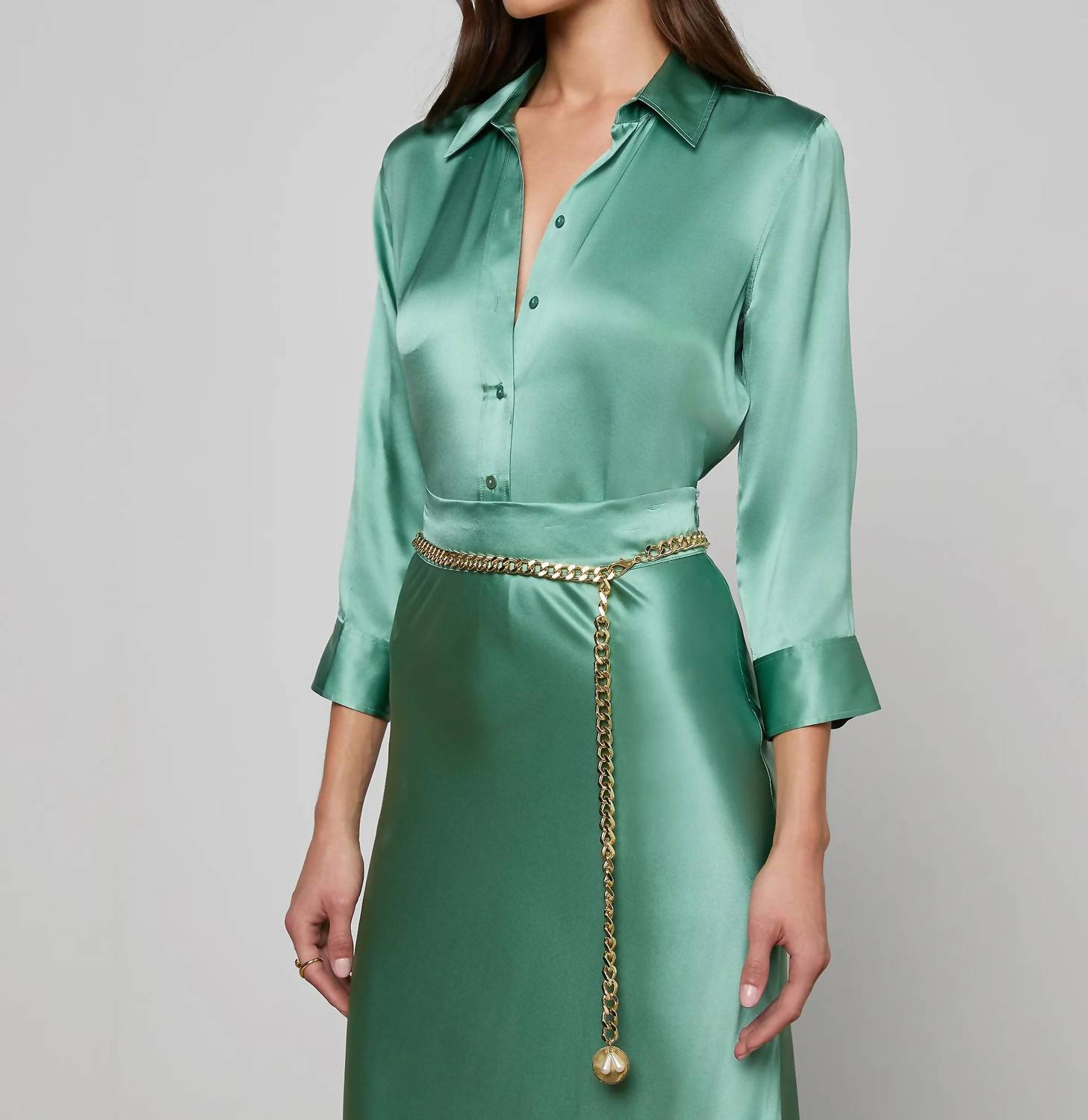 L'Agence - Dani Silk Blouse
