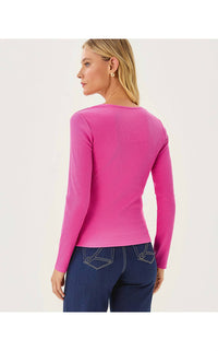 Lilly Pulitzer - Beaty Long Sleeve Square Neck Knit Top