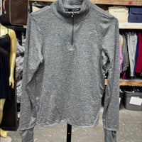 NIKE Women's Long Sleeve Top in gray - women's long sleeve top - detail view