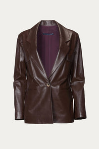SUIT LEATHER JACKET
