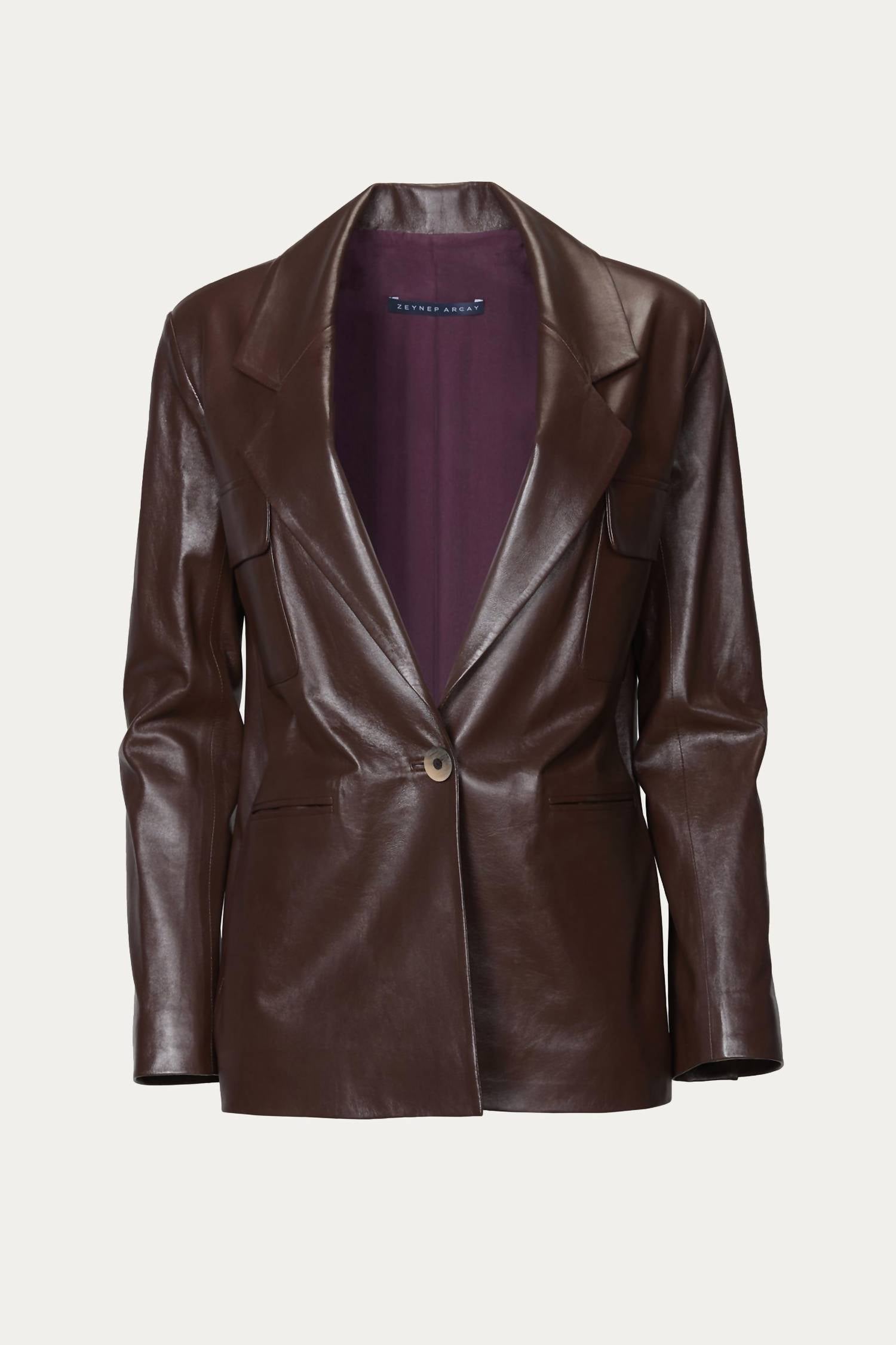 SUIT LEATHER JACKET