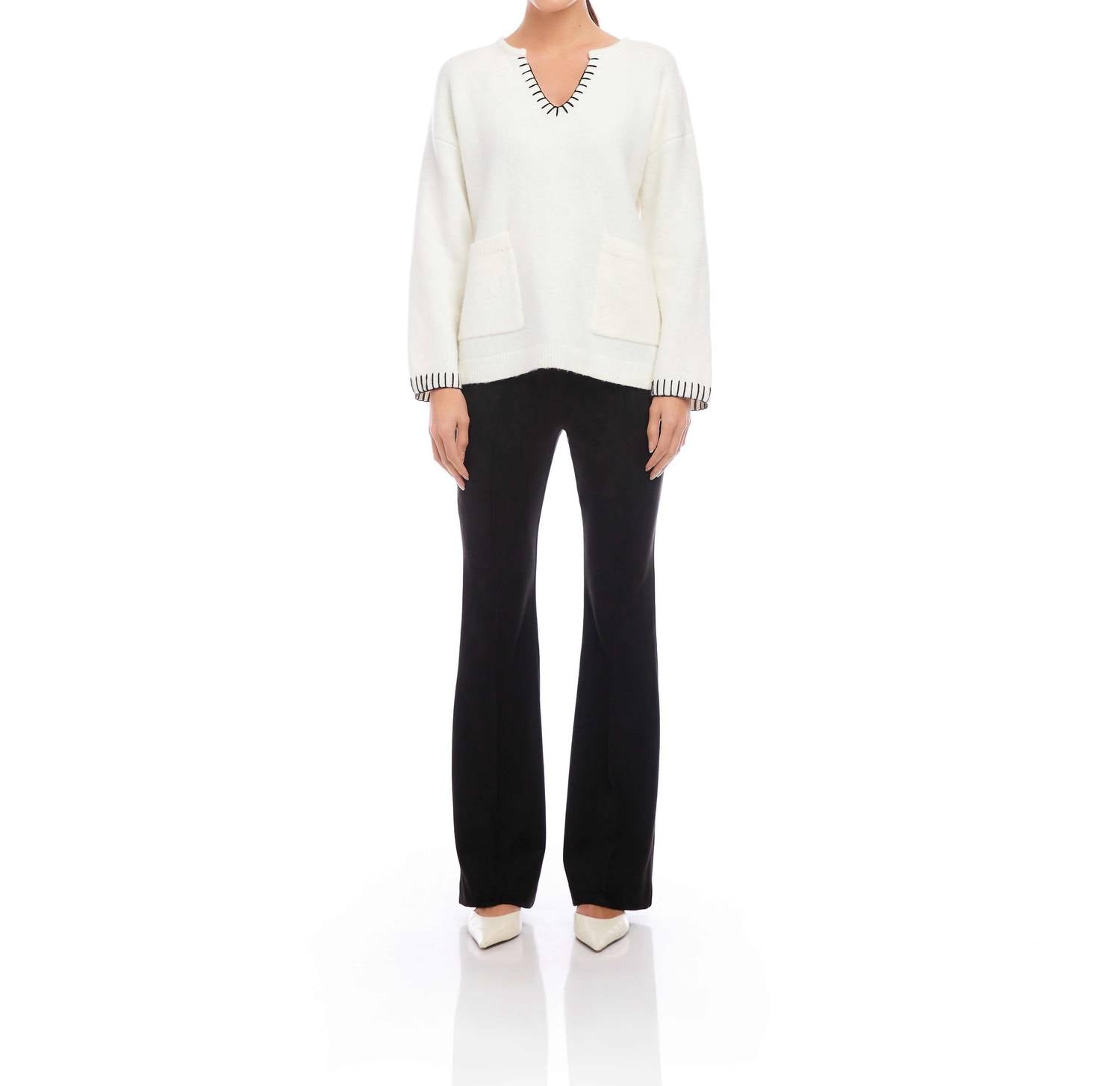Fifteen Twenty - Mel Edge Stitch Sweater