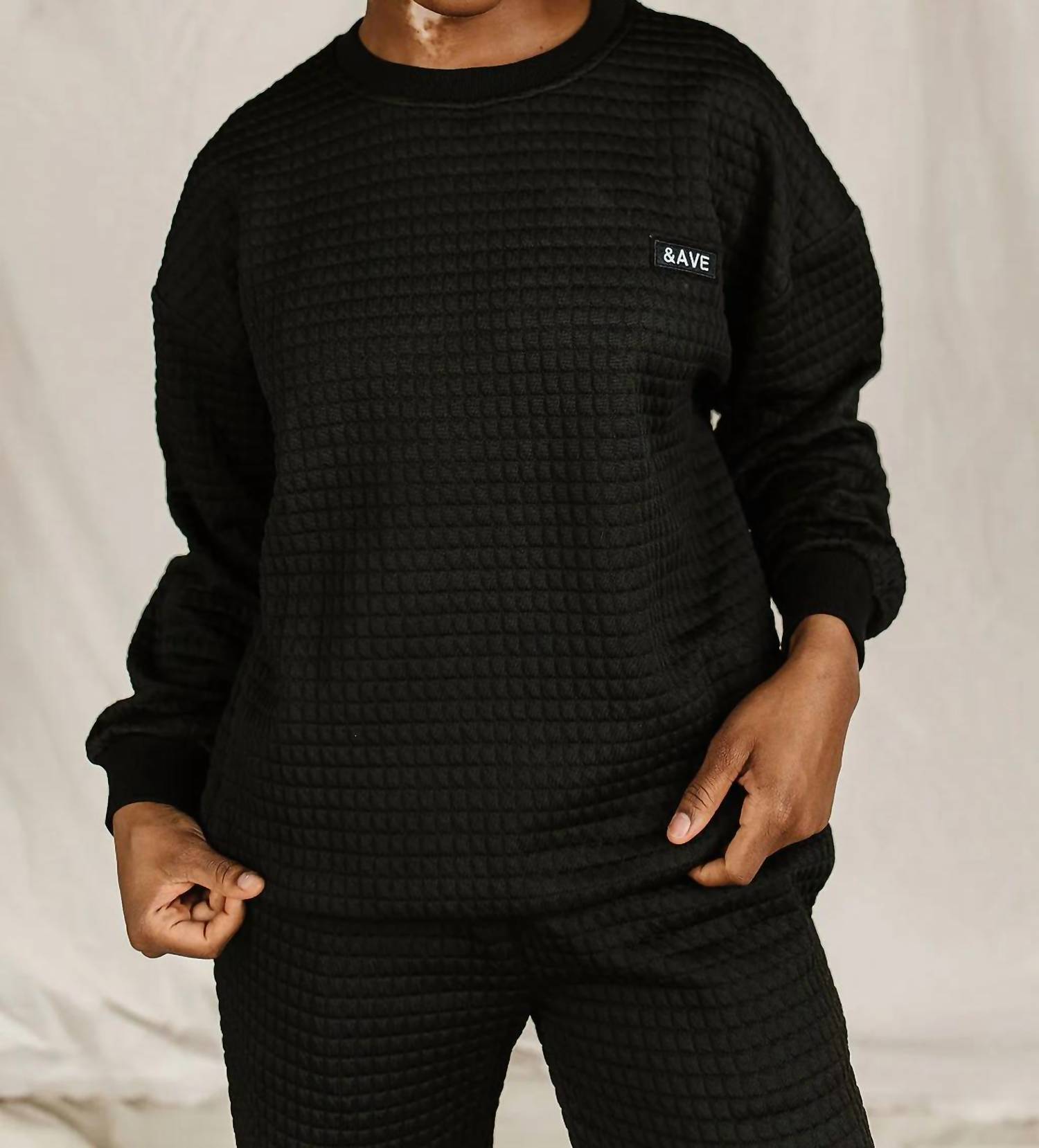 Ampersand Ave - Quilted Pullover Sweater
