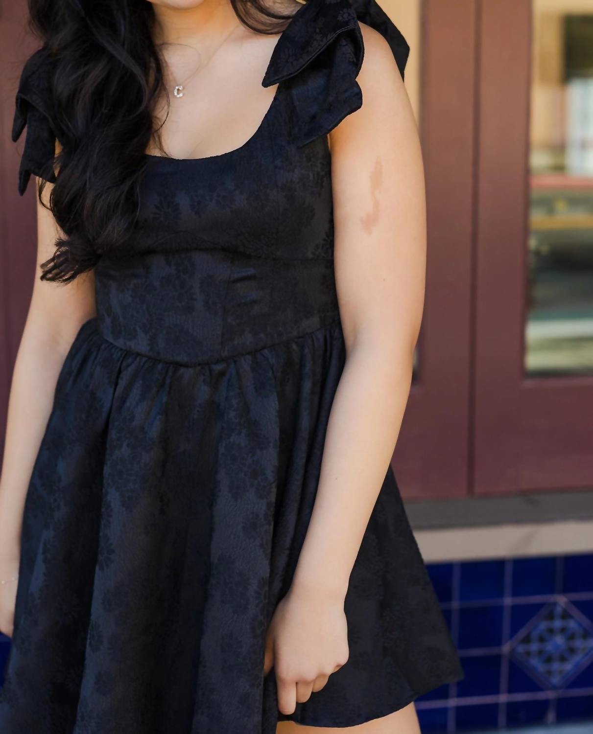 Idem Ditto - Total Eclipse Flared Mini Dress