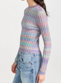 Re/Done - Poor Boy Rib Slim Pullover