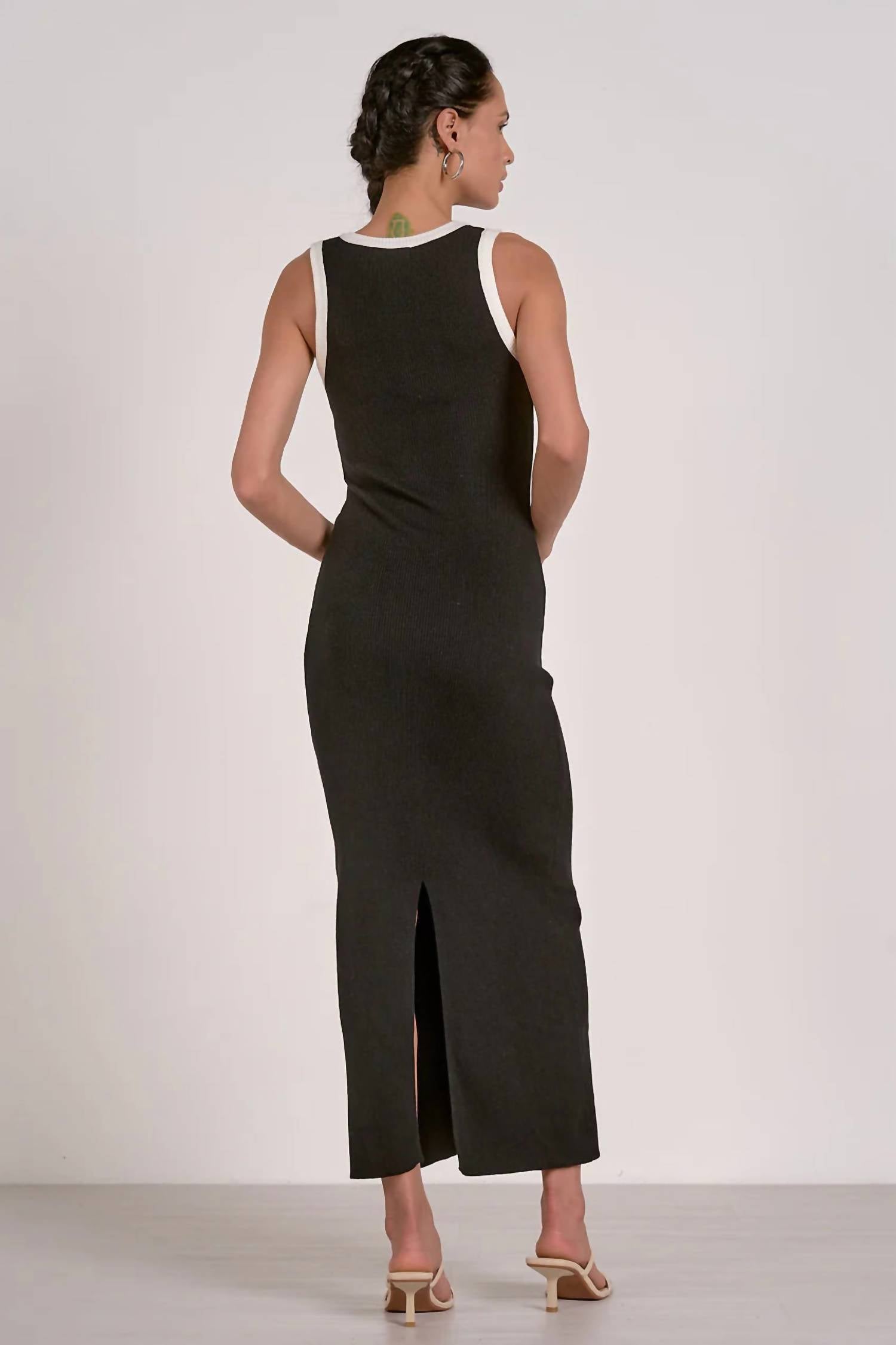 Elan - Women's Romi Detail Sleeveless Maxi Dress