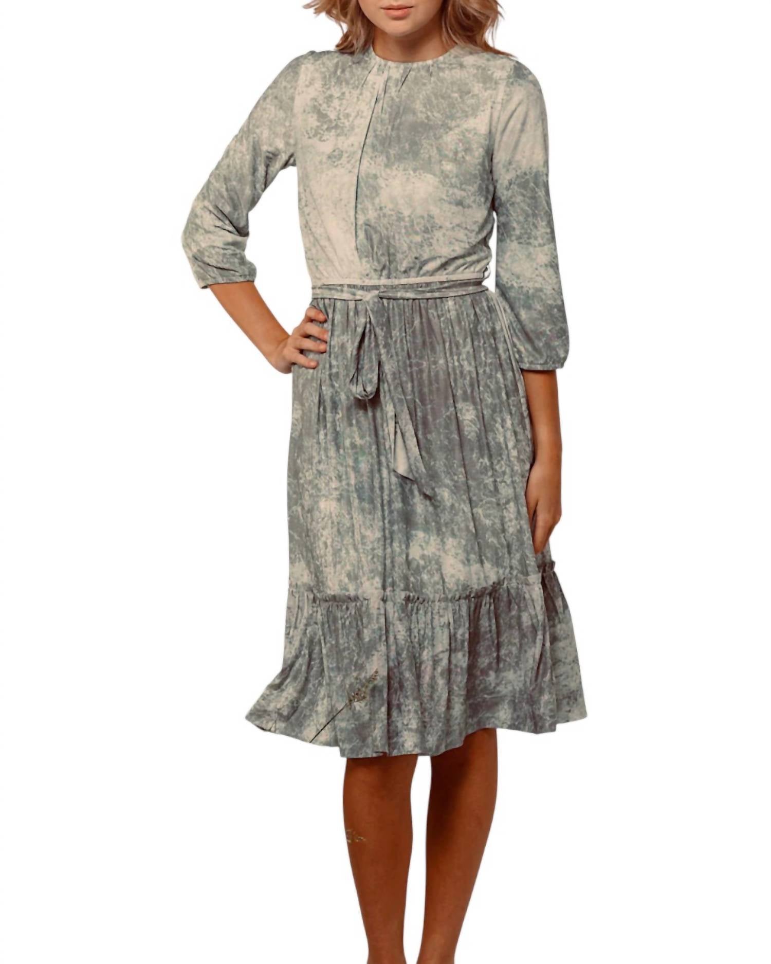 Lilac - Mesh Midi Dress