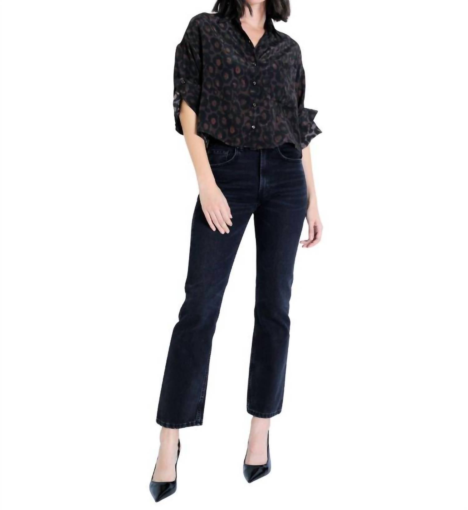 Karina Grimaldi - Animal Malaga Print Shirt