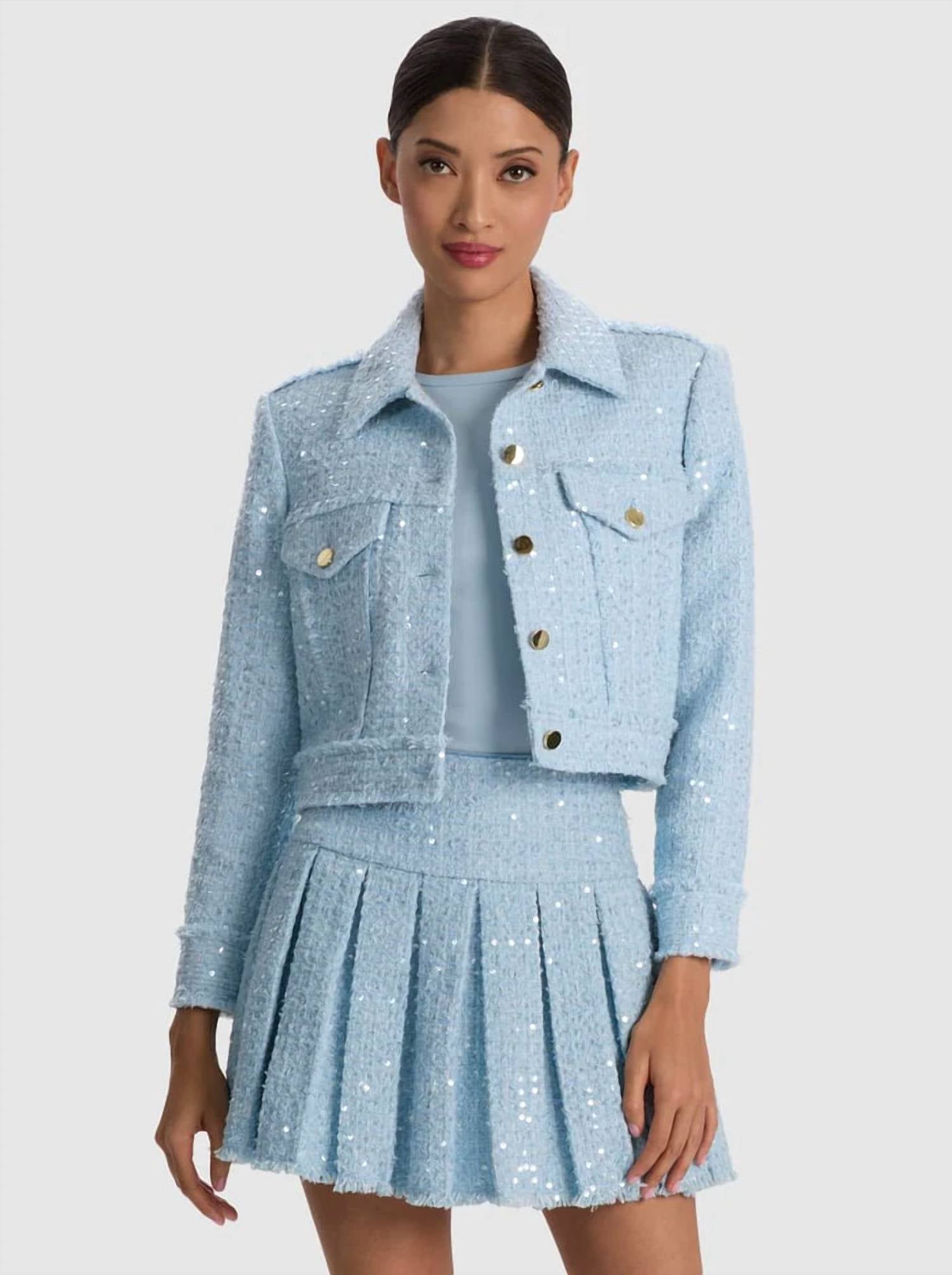 Alice + Olivia - Chloe Tweed Jacket