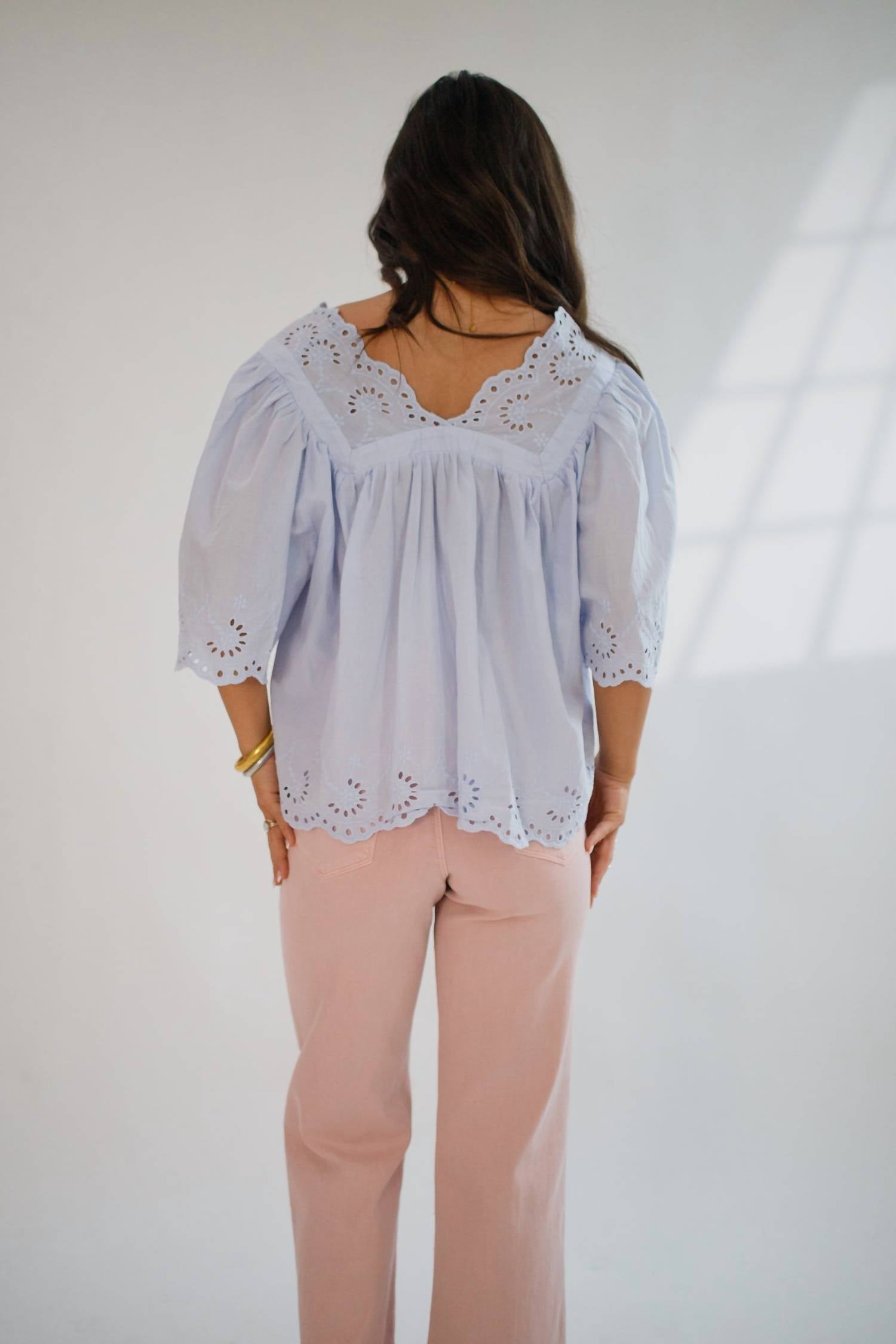 Dear John Denim - Lania Eyelet Blouse