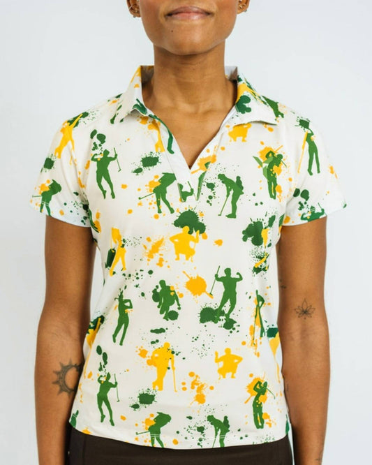 Yatta Golf - People's Party Polo. Women's. LIMITED EDITION.
