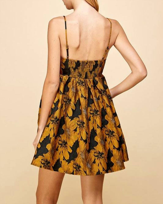 Tcec - Gilded Garden Mini Dress